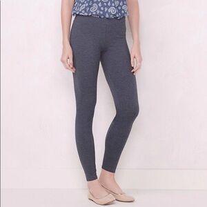 NWT Leggings Navy Heather Sz Med-Long